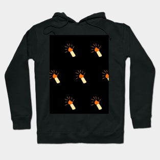 Candle, light, heat, holiday, lighting, fire Hoodie